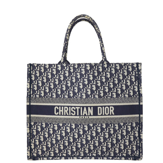 Dior Tote Bag Book Tote Oblique 6 Canvas Large