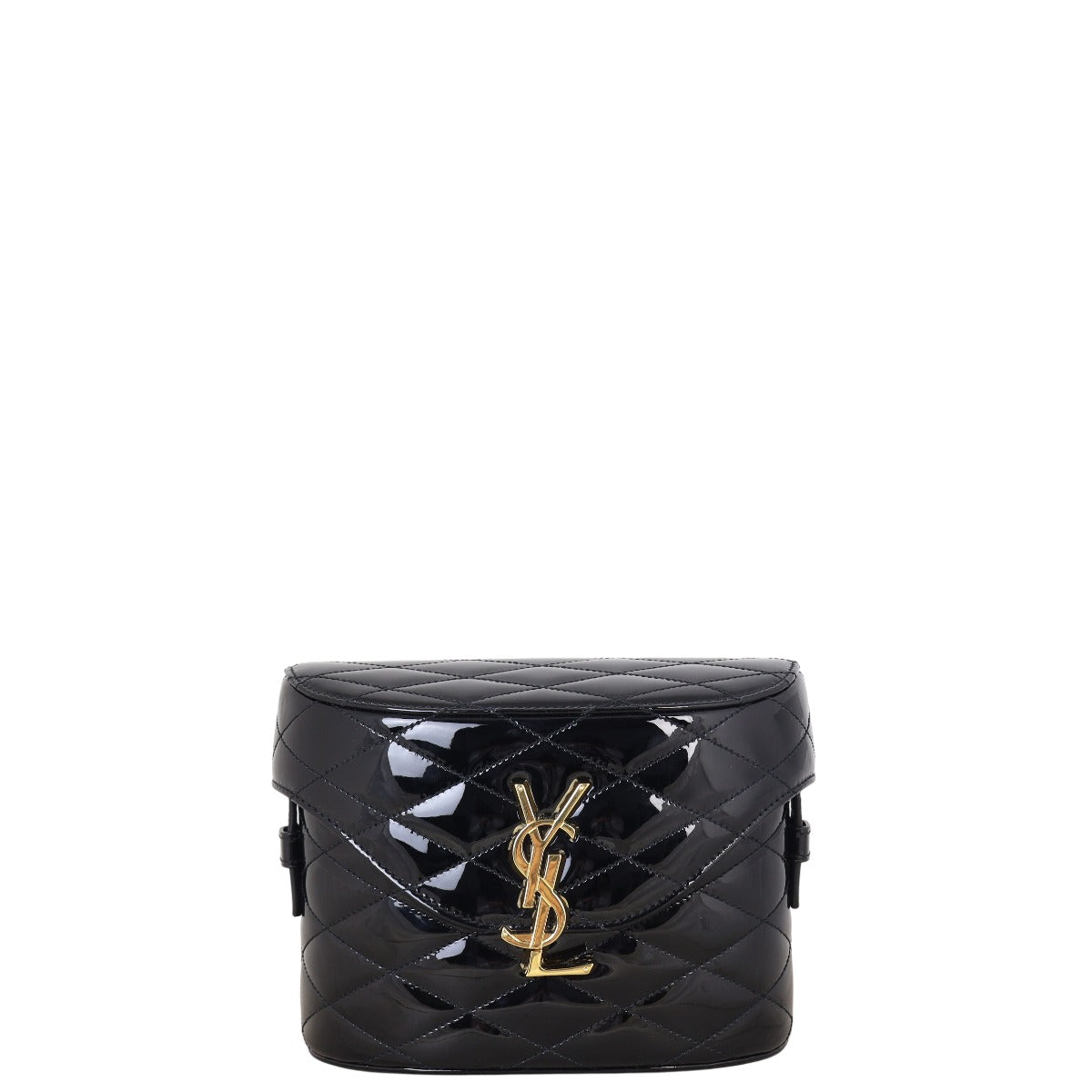 YSL Saint Laurent Saint Laurent June Box Bag Patent Travel Bag