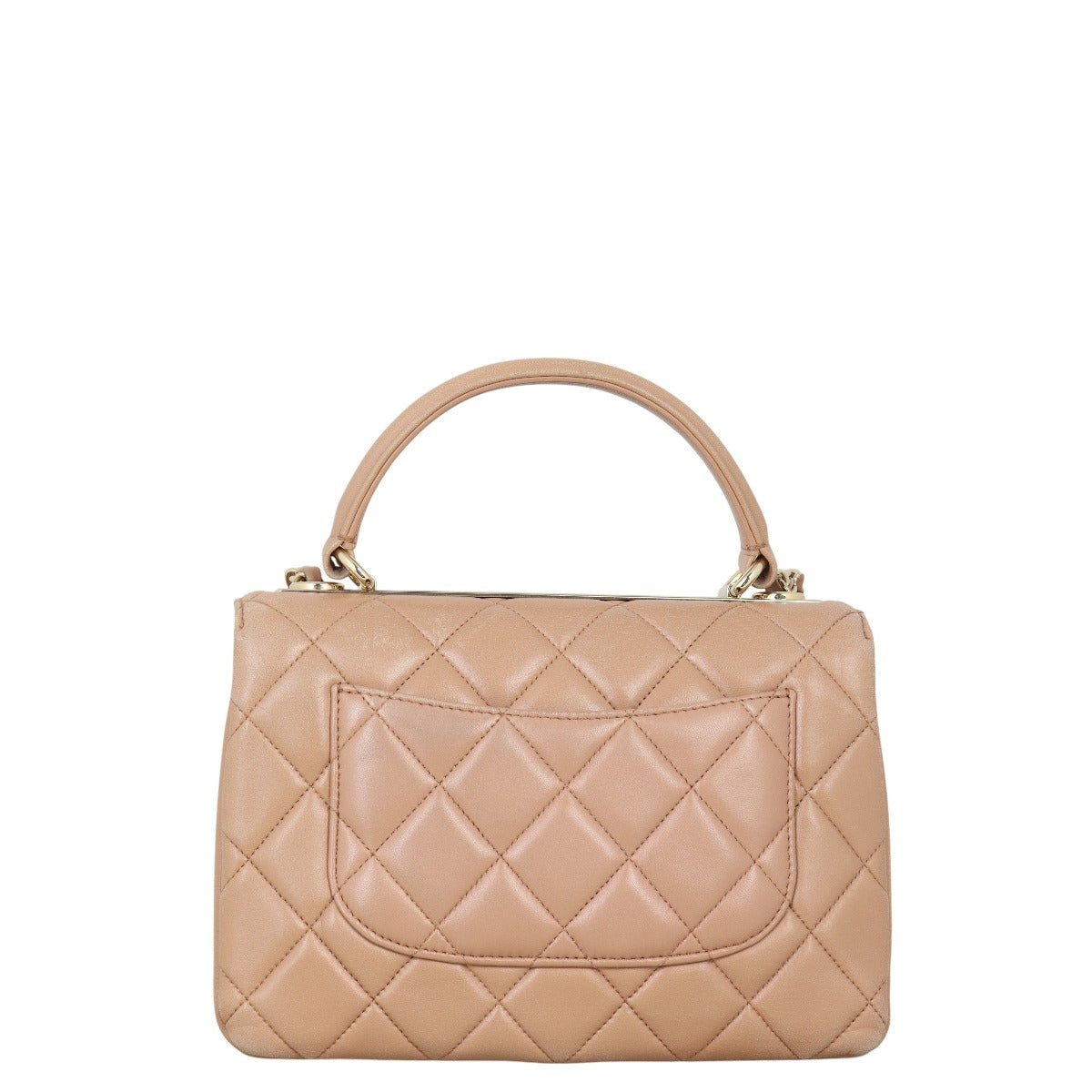 Chanel CC Trendy Handbag Quilted Brown Crossbody Bag