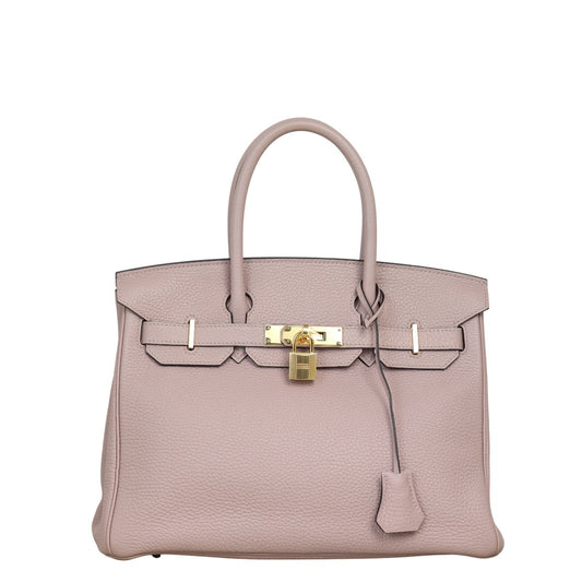 Hermes Birkin Clemence Handbag Travel Bag Glycine 17092025