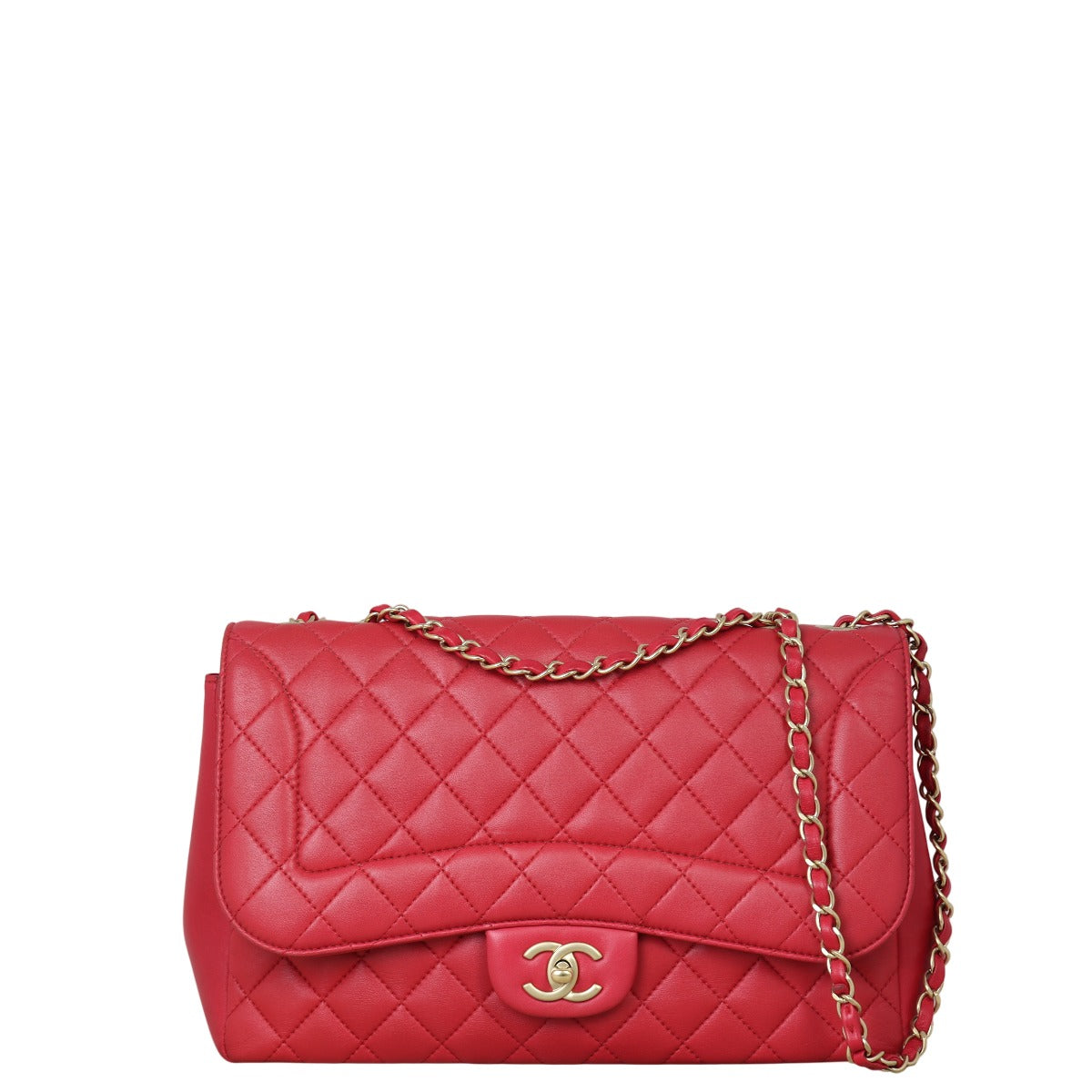 Chanel Mademoiselle Chic Bag Jumbo Quilted Pink Shoulder Bag