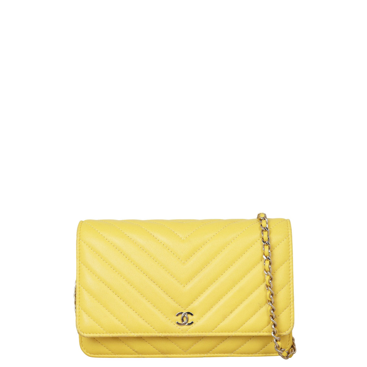 Chanel Classic Wallet on Chevron Handbag Chain Crossbody Bag