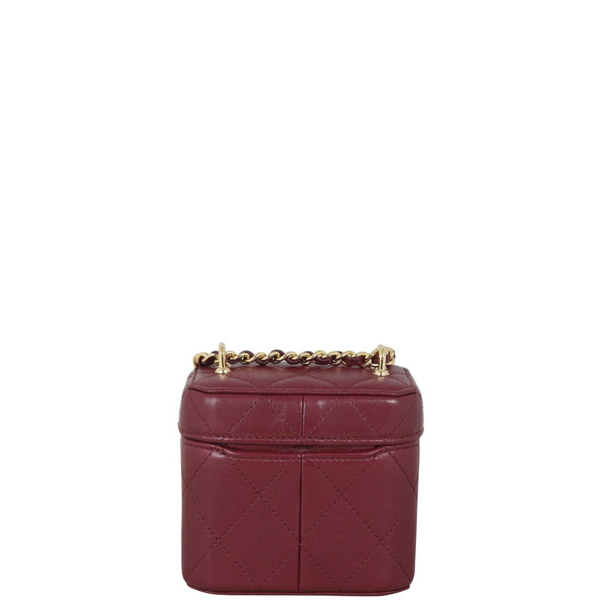 Chanel Vanity Case Bag Red Mini Crossbody Bag