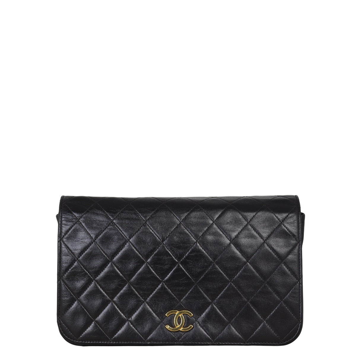 Chanel CC Full Flap Bag Quilted Black Shoulder Bag Small 09102025