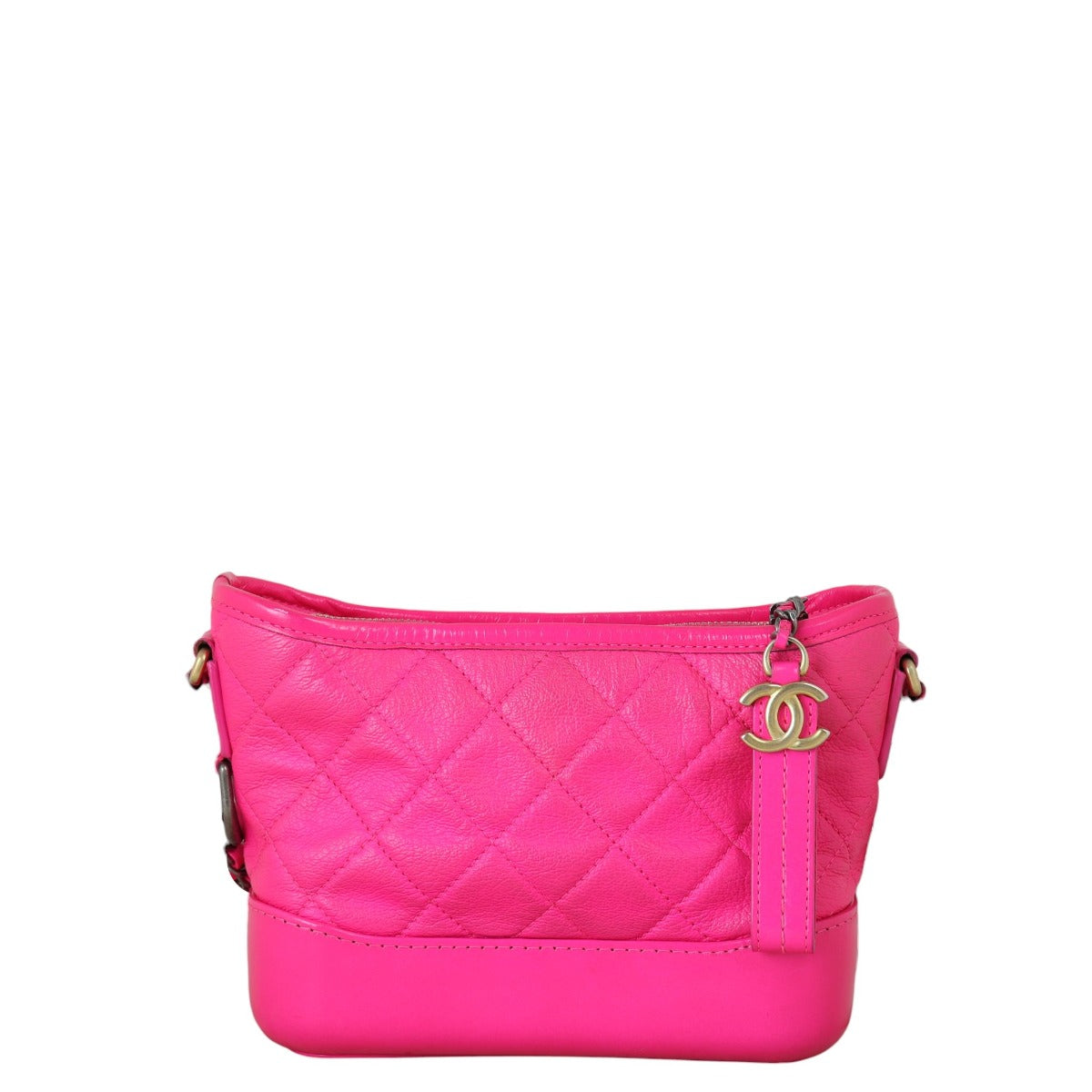 Chanel Gabrielle Hobo Quilted Pink Shoulder Bag