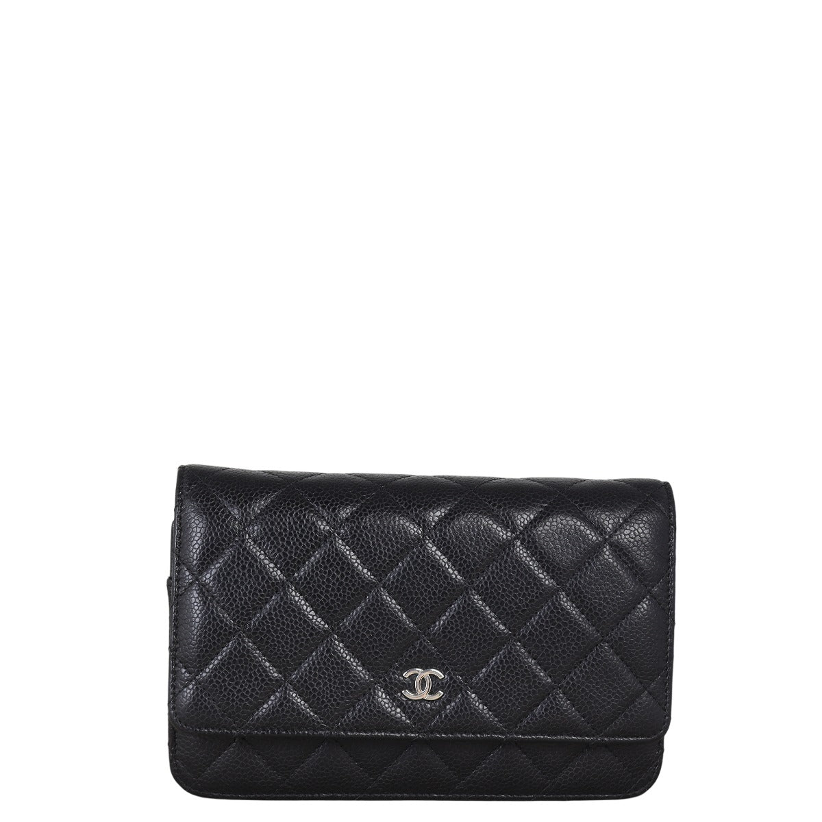 Chanel Classic Wallet on Chain Handbag Quilted Black Crossbody Bag Chain 14102025