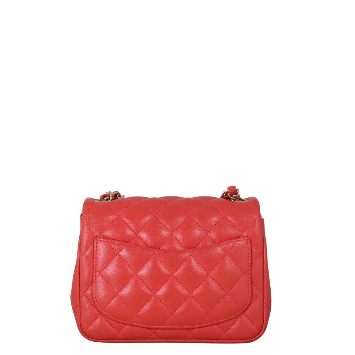 Chanel Classic Flap Square Bag Quilted Pink Crossbody Bag
