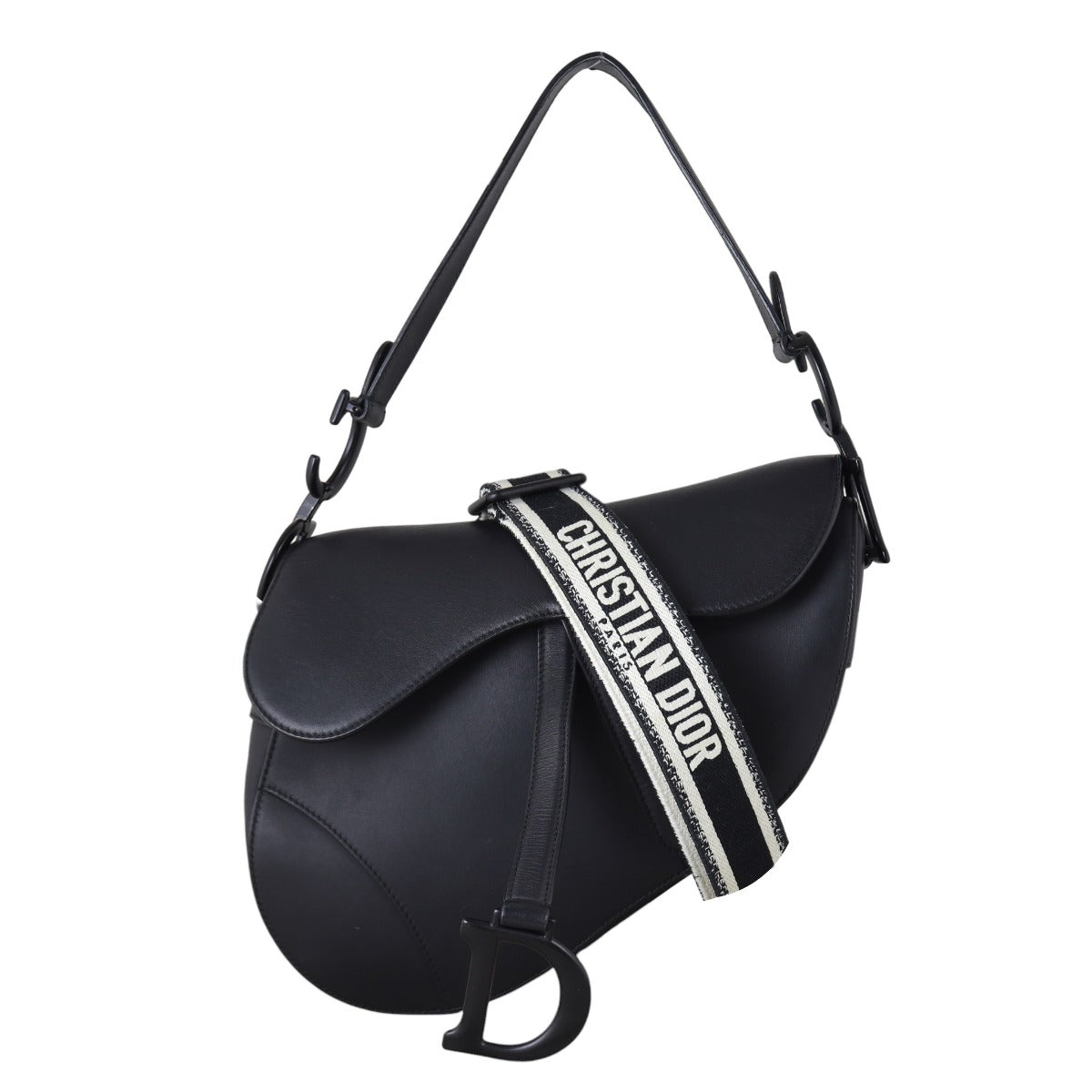 Dior Crossbody Bag Saddle Bag with Strap Ultramatte Embroidered Shoulder Bag