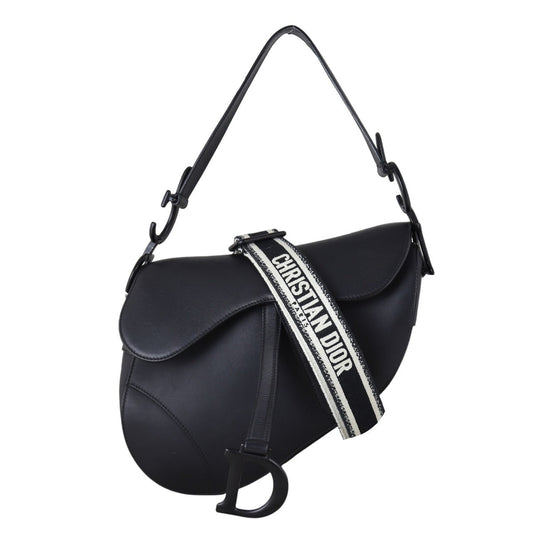 Dior Crossbody Bag Saddle Bag with Strap Ultramatte Embroidered Shoulder Bag