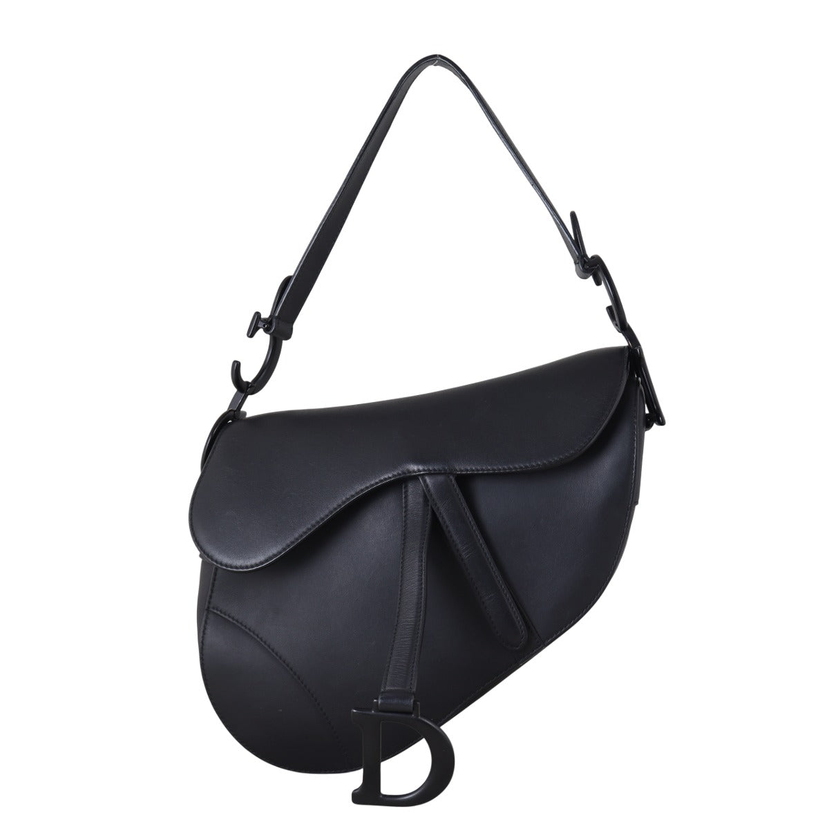 Dior Saddle Bag With Embroidered Strap Ultramatte Travel Bag