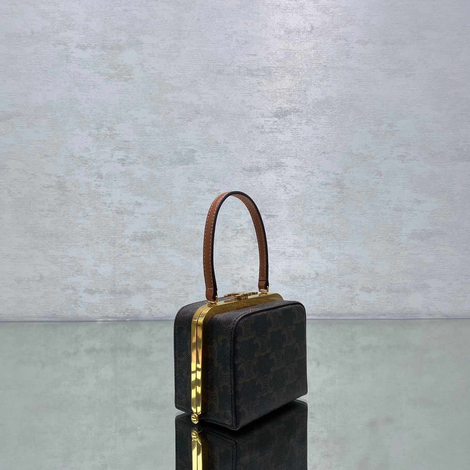 Top Quality Triomphe Minautop Qualityere In Triomphe Canvas Brown Travel Bag