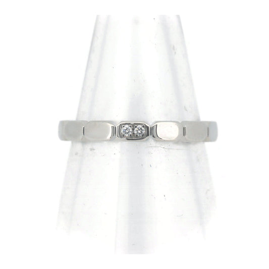 Chanel Platinum Diamond Ring Size 8