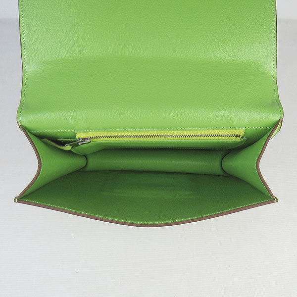 Hermes Luxury Constance Cowskin Bag H Leather Green Travel Bag