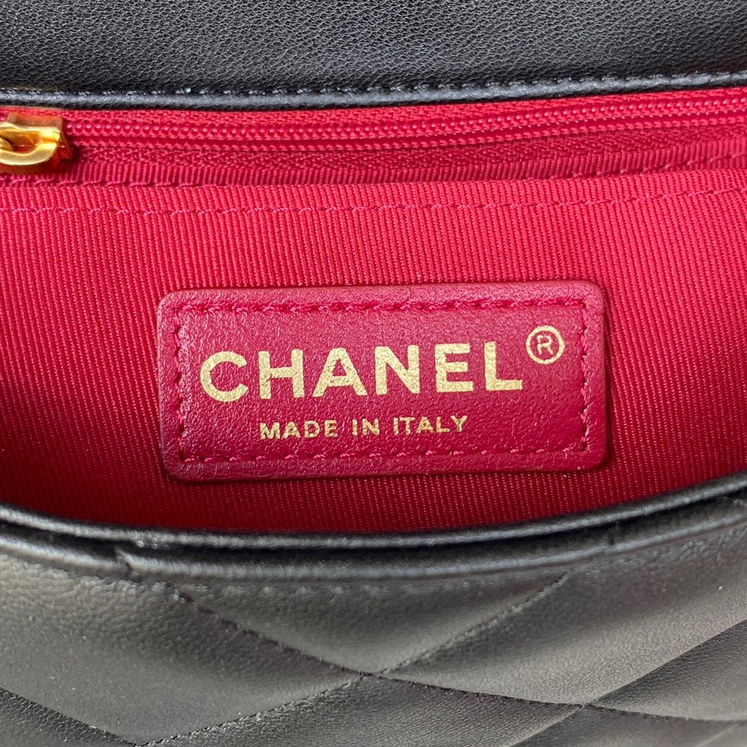 Chlsmall Top Qualityap Bag Hardware For Women Black Gold Shoulder Bag