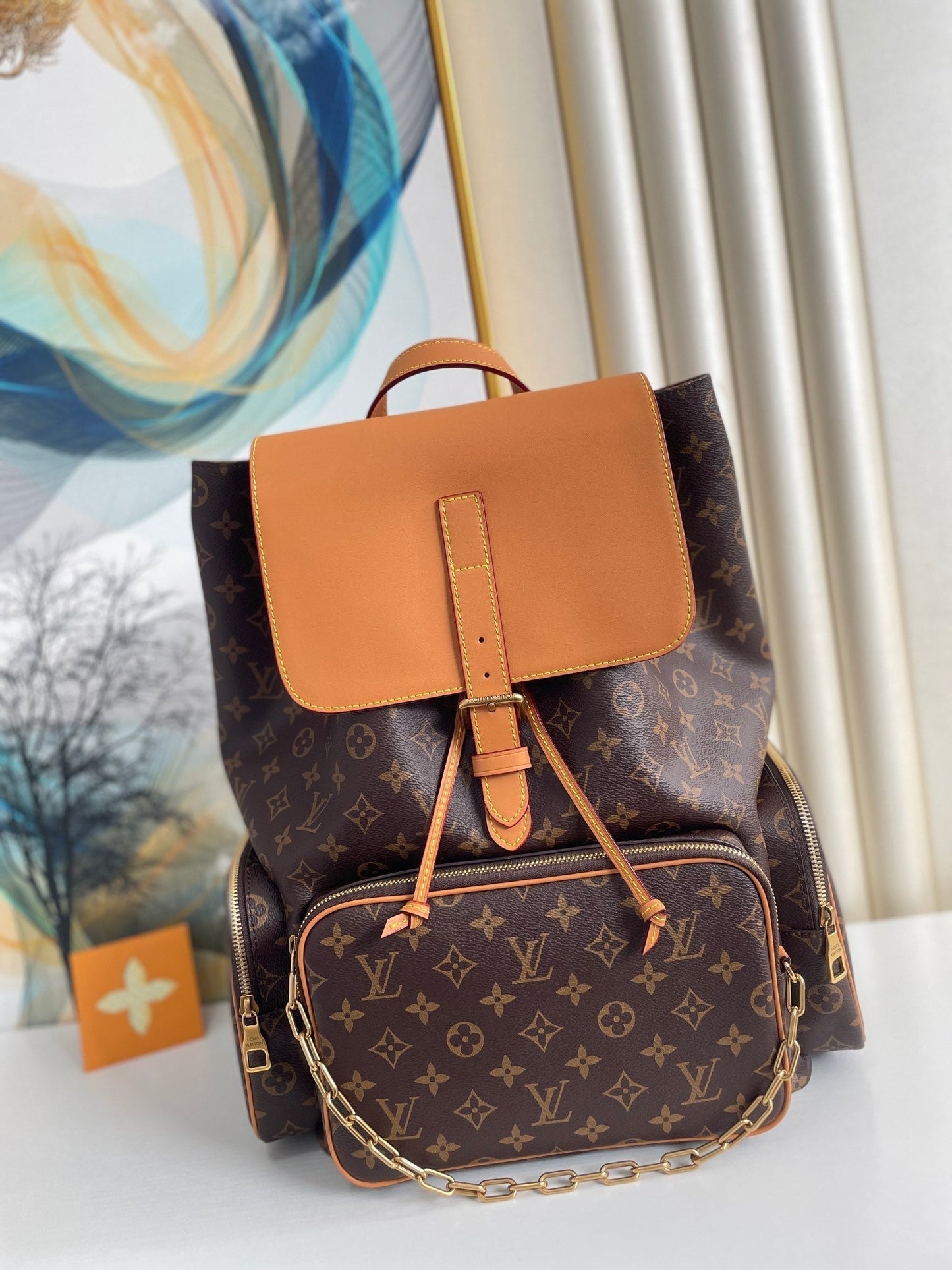Top Quality Trio Backpack By Virgil Abloh Canvas Monogram