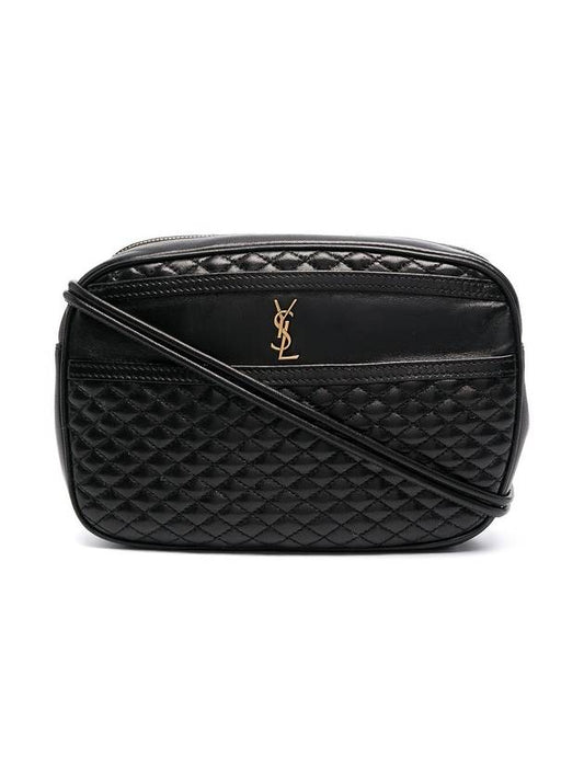 YSL Saint Laurent Saint Laurent Trending Victoire Quilting Cross Bag Black Travel Bag
