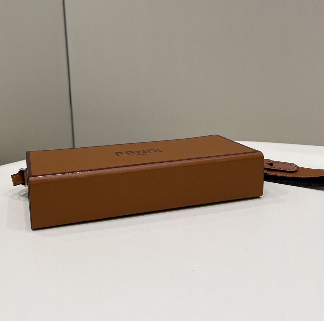 Top QualityTop Quality Horizontal Box Brown Handbag