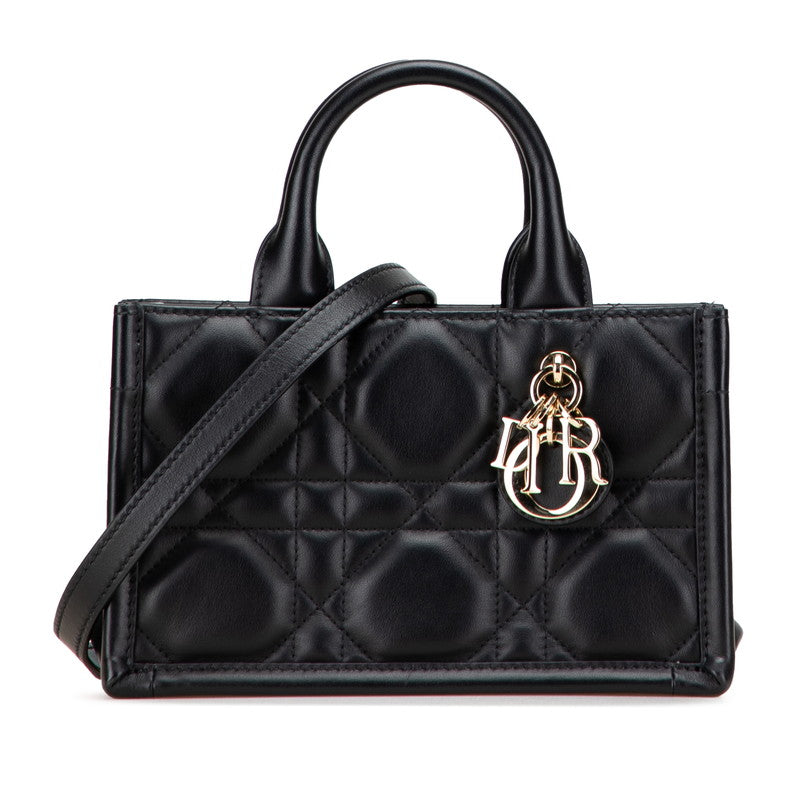 Dior Book Tote Macrocannage 2Way Bag Leather Tote Bag Leather 2Way Bag