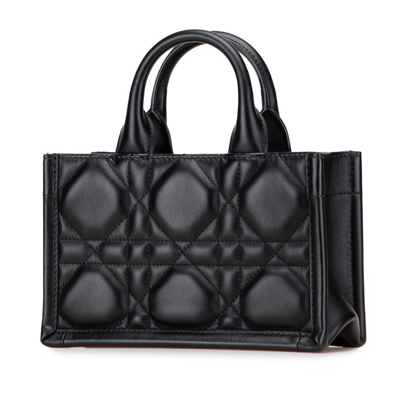 Dior Book Tote Macrocannage 2Way Bag Leather Tote Bag Leather 2Way Bag