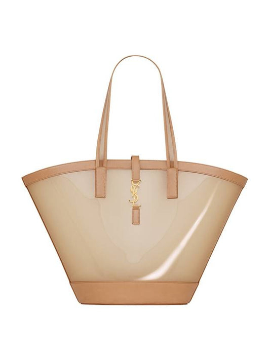YSL Saint Laurent Saint Laurent Trending Panier Tote Bag Oatmilk Medium