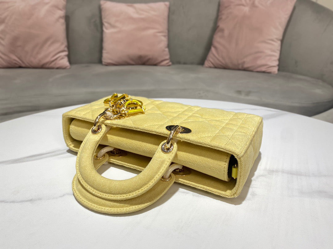 Lady Joy Yellow Cd Travel Bag
