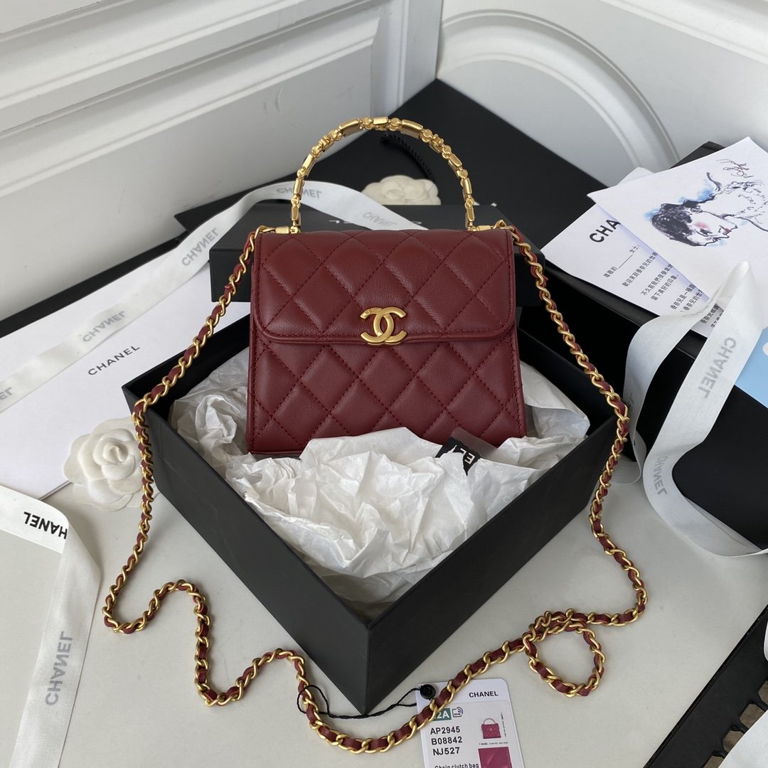 CHL Hardware , ’s , Red Gold Chain Shoulder Bag