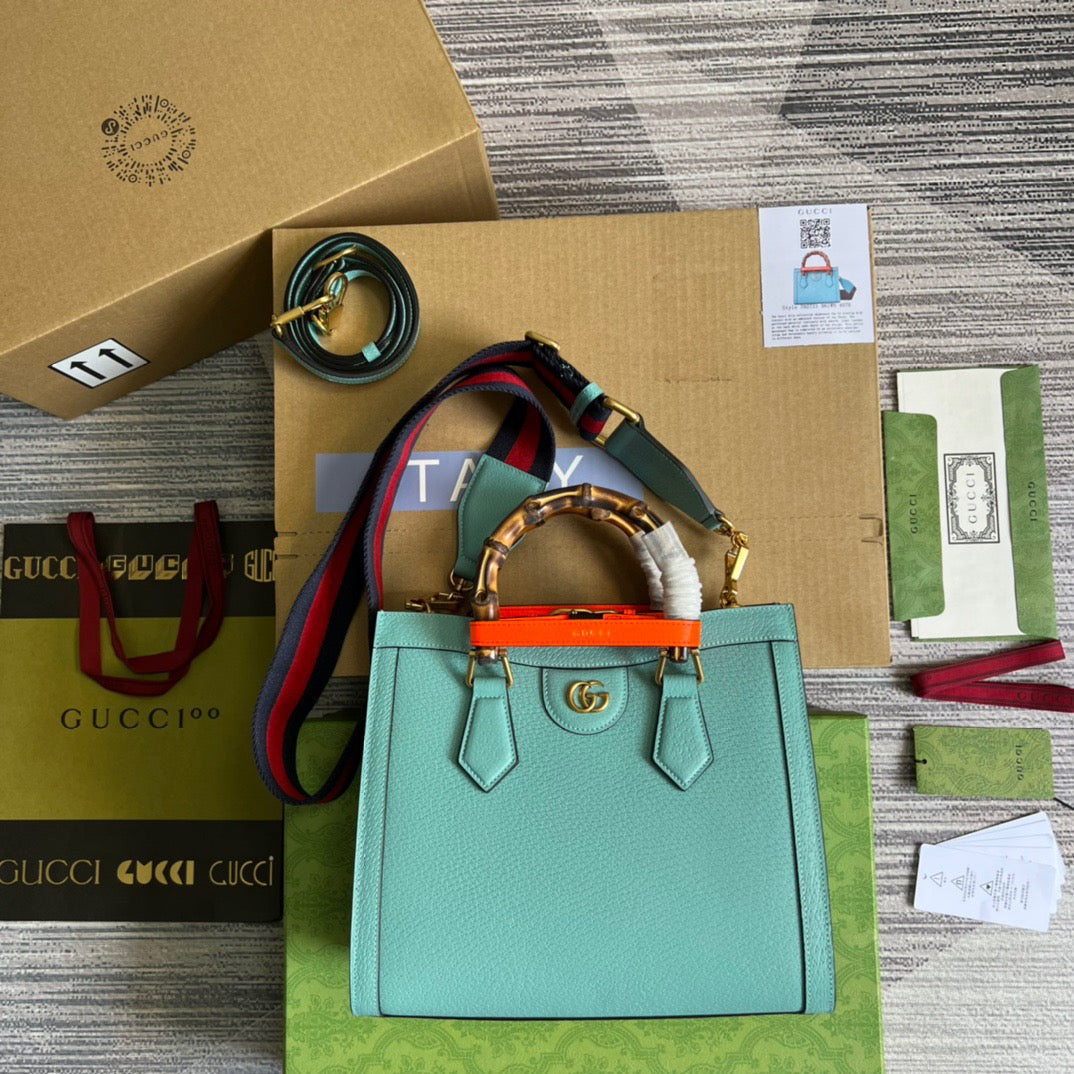 gg Diana Light , ’s Blue Small Tote Bag