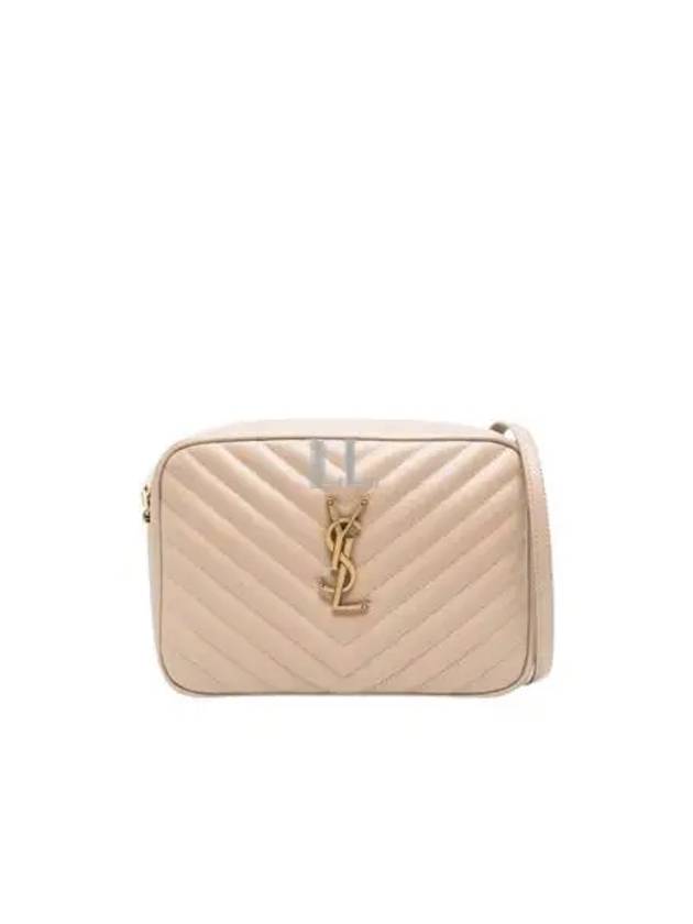 YSL Saint Laurent Saint Laurent Trending Lou Quilting Cross Bag Beige Logo Travel Bag