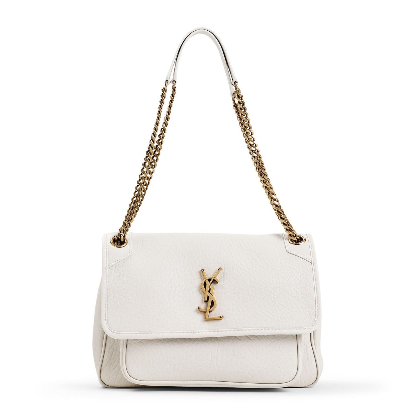 YSL Saint Laurent Luxury Trending Women Niki Coloured Bag In Cyt Yellow Cream Medium Travel Bag