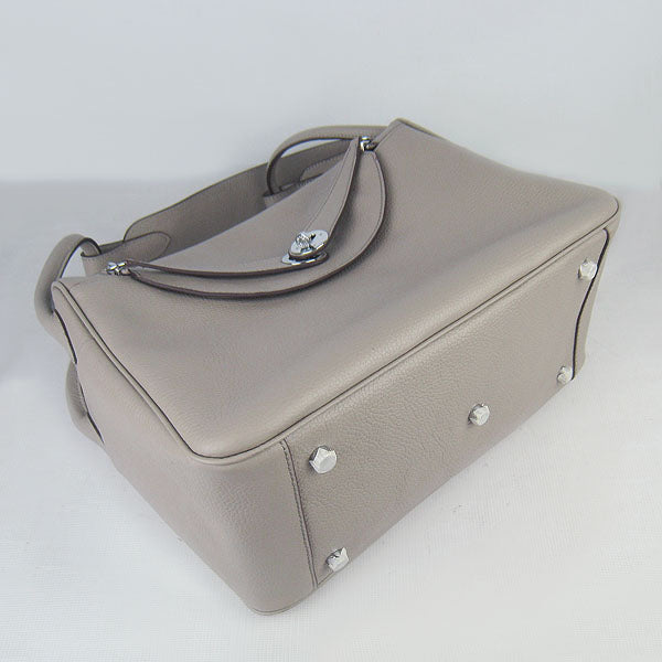 Hermes Luxury Lindy Cm Handbag Grey Travel Bag
