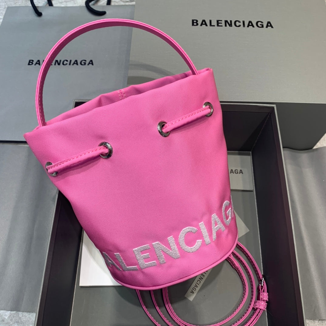 Balen Le Cagole Metop Qualityum Bag In Pink Bucket Bucket Bag 118In30Cm 4909
