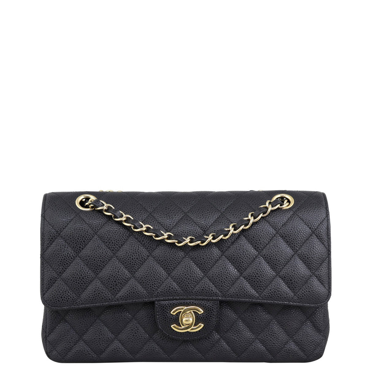 Chanel Classic Double 17 Series Handbag Medium Flap