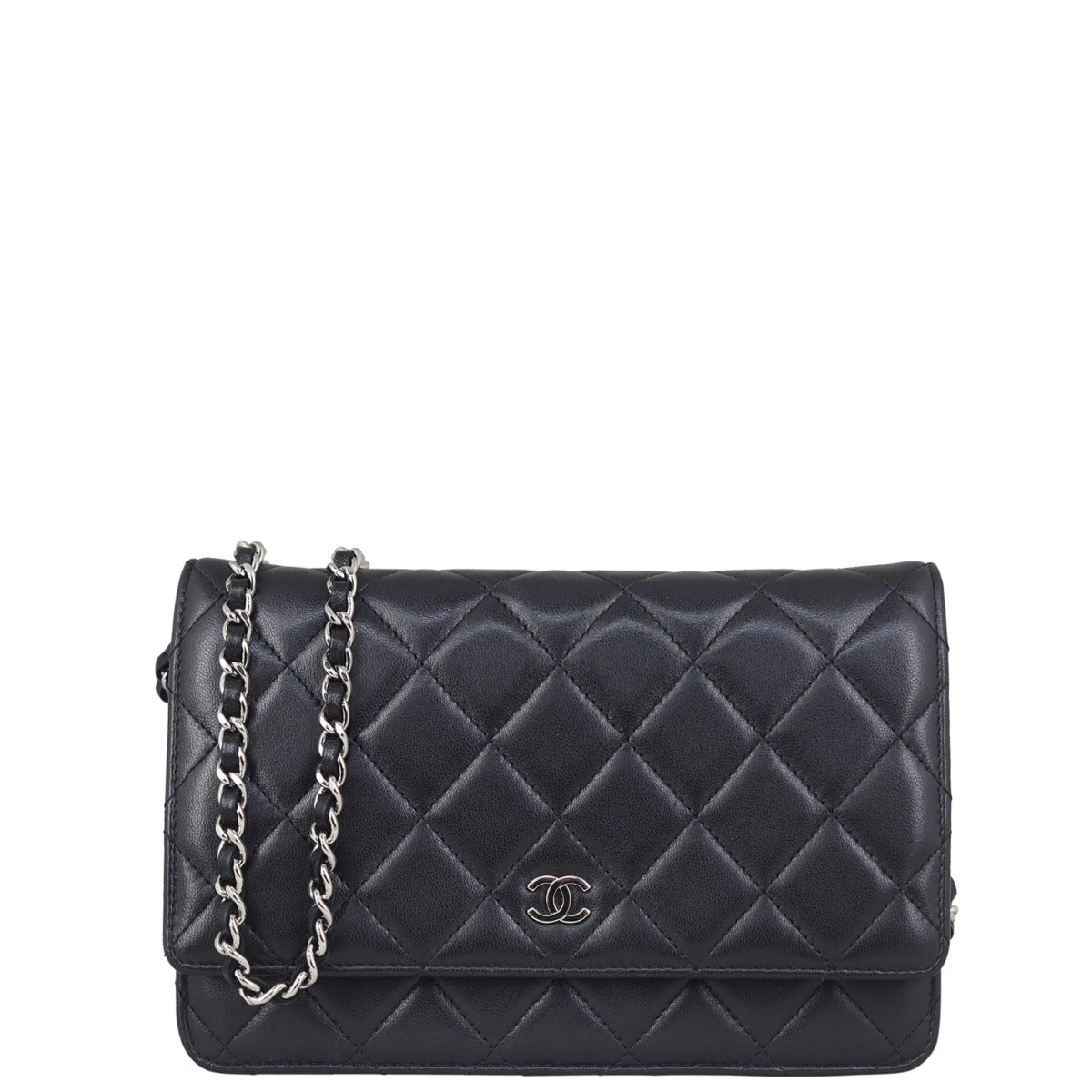 Chanel Classic Wallet on Lambskin Handbag Chain