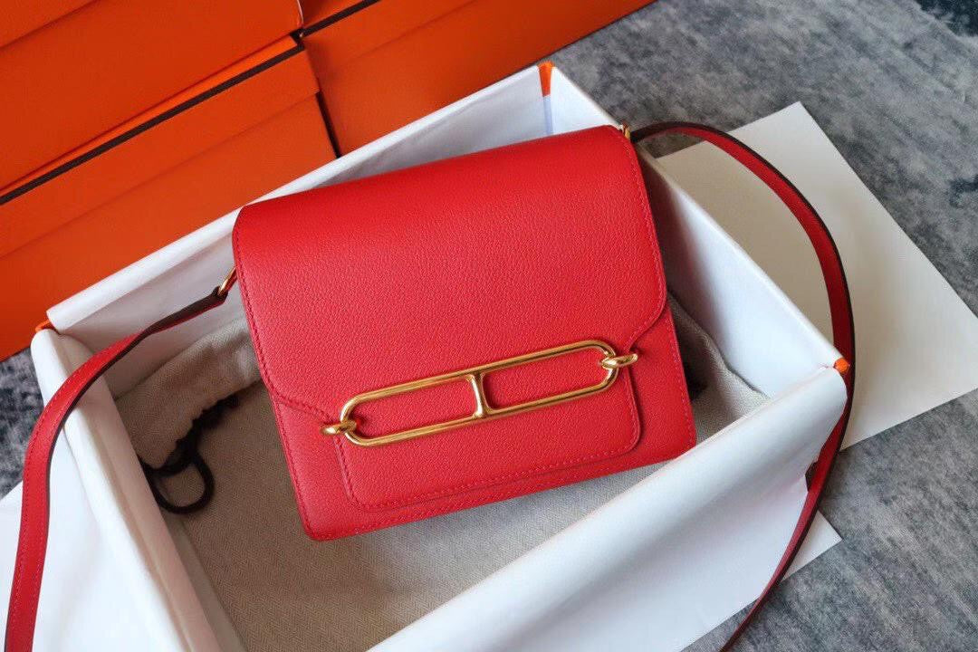 Top Quality Evercolor Sac Roulis For Women Red Shoulder Bag