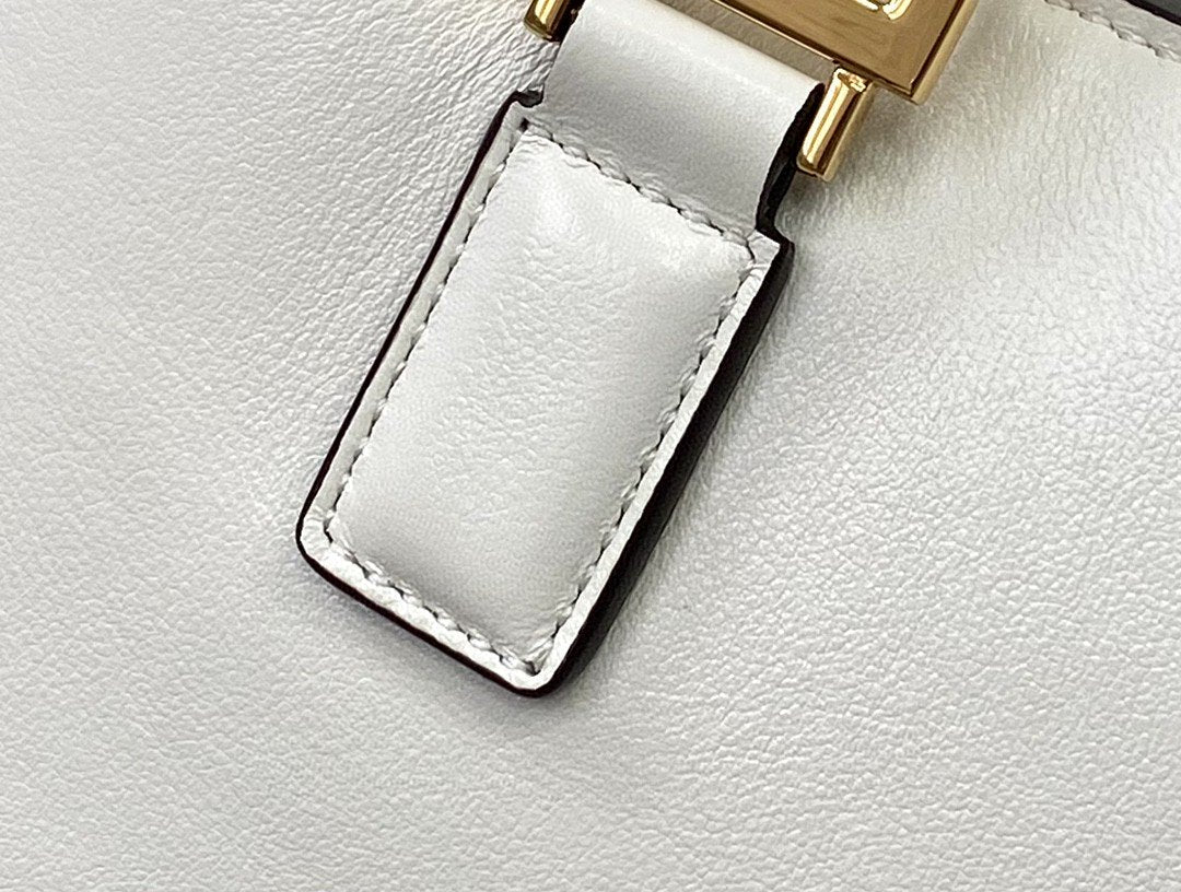 Fendi Ff White Small Shoulder Bag