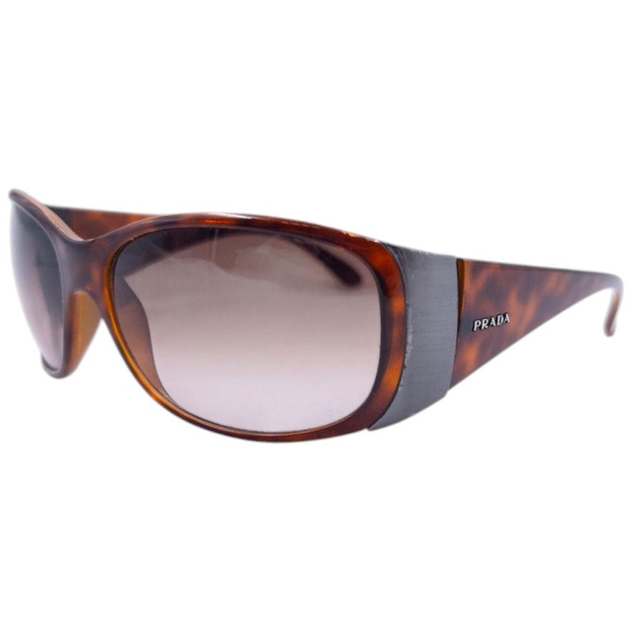 Prada Handbag Tortoise Shell Sunglasses 6 Brown