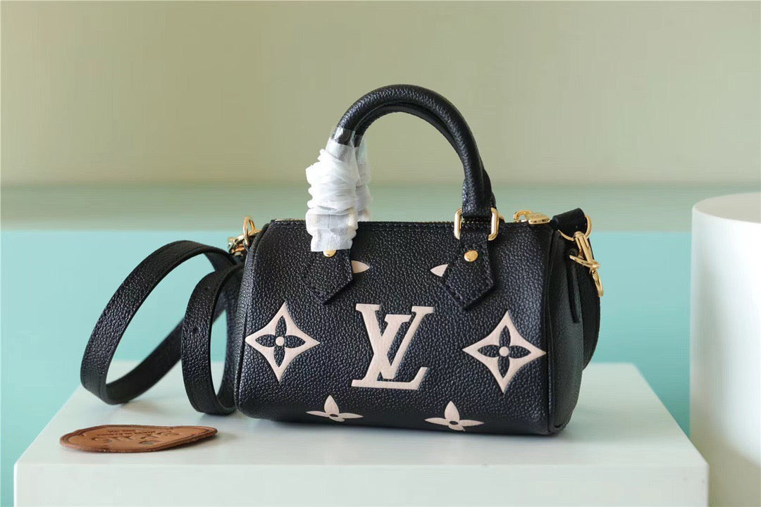 Top Quality Nano Speedy Empreinte Arizona Creme Monogram Beige Crossbody Bag