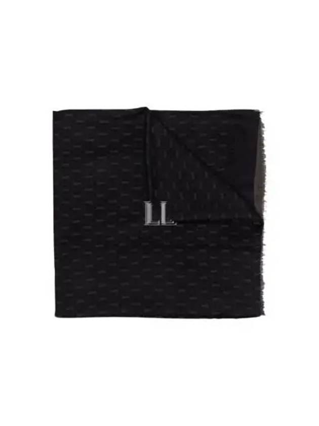 YSL Saint Laurent Saint Laurent Trending Wool Jacquard Silk Cotton Monogram Black Travel Bag