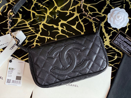 Chanel Classic Shoudlerbag For Women Black Travel Bag