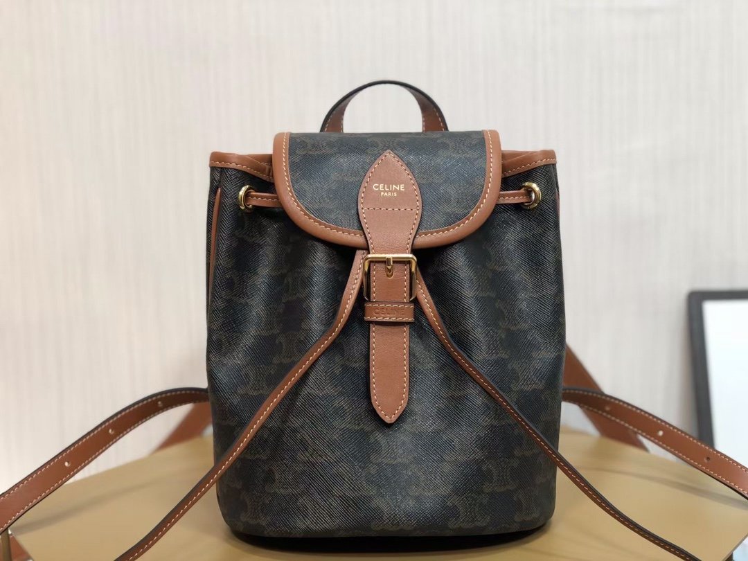 Top Quality Backpack Folco In Triomphe For Canvas Tan 197662Cas04Lu 3874