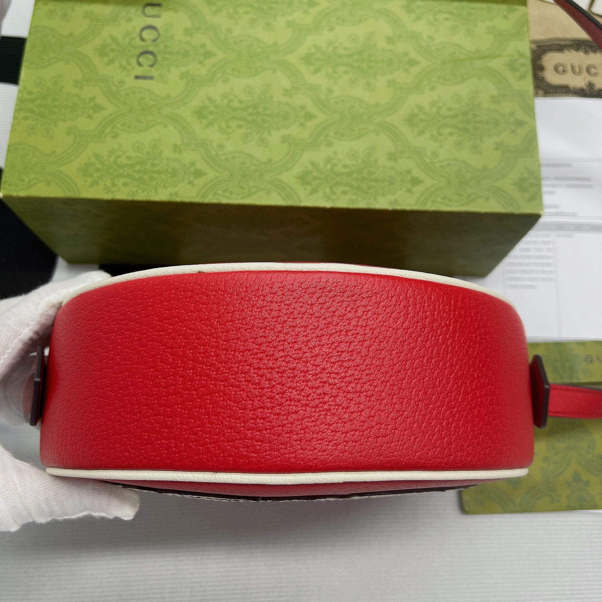 gg x Adidas Ophidia , Red Shoulder Bag