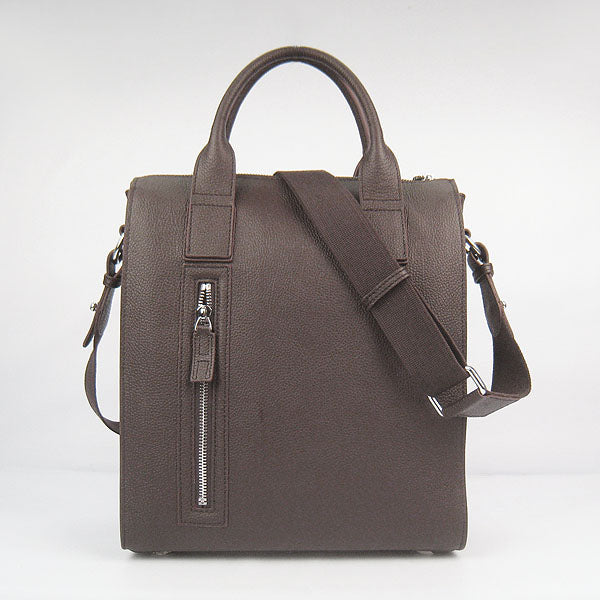 Hermes Luxury Toolbox Mens Totes Cow Handbag Leather Tote Bag