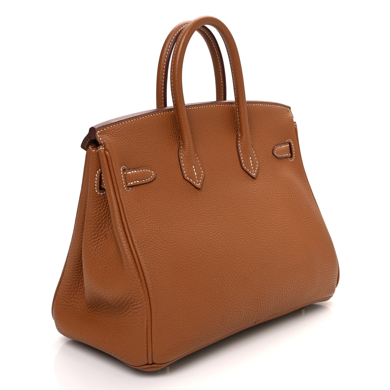 Hermes Togo Birkin Handbag Gold Travel Bag 25 Gold 1721278