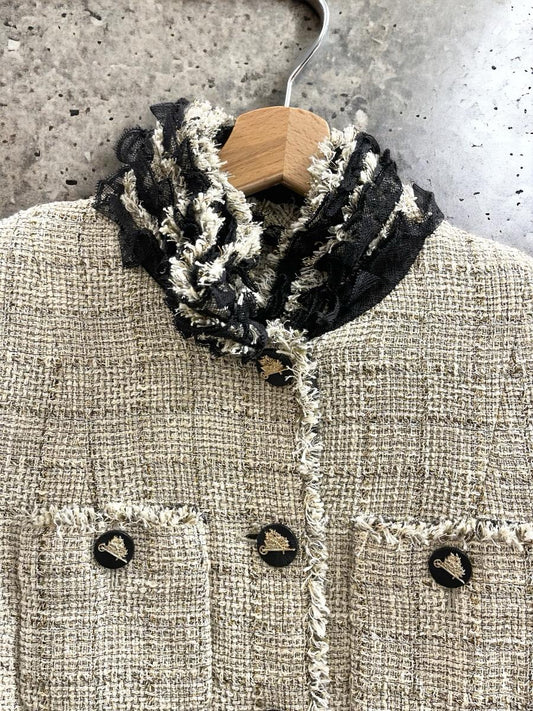 Chanel Veste en Tweed T.40 Bag