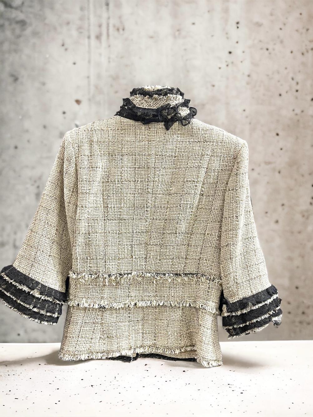 Chanel Veste en Tweed T.40 Bag