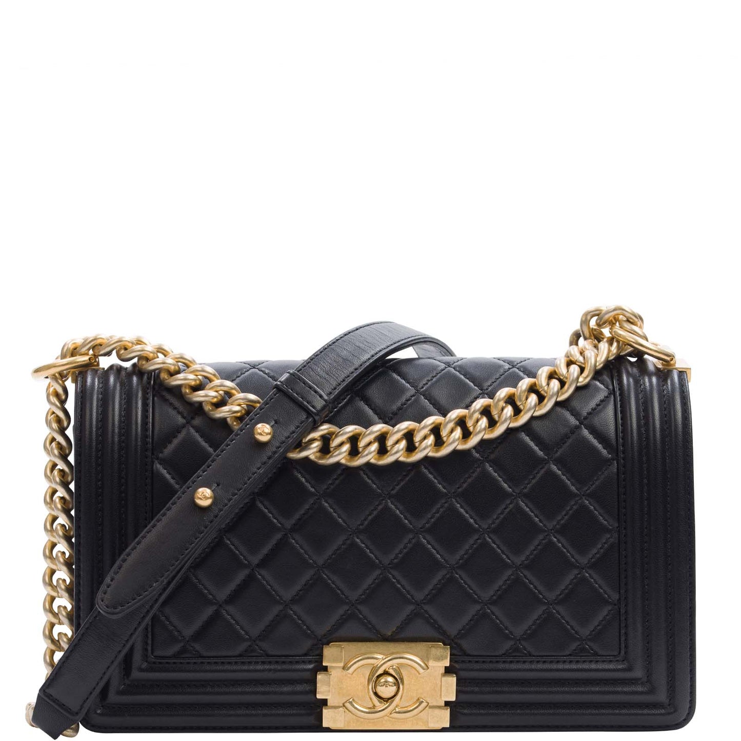 Chanel Boy Old 21 series Handbag Medium