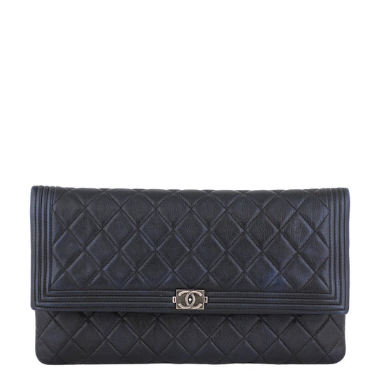 Chanel Boy Clutch Flap Clutch Bag