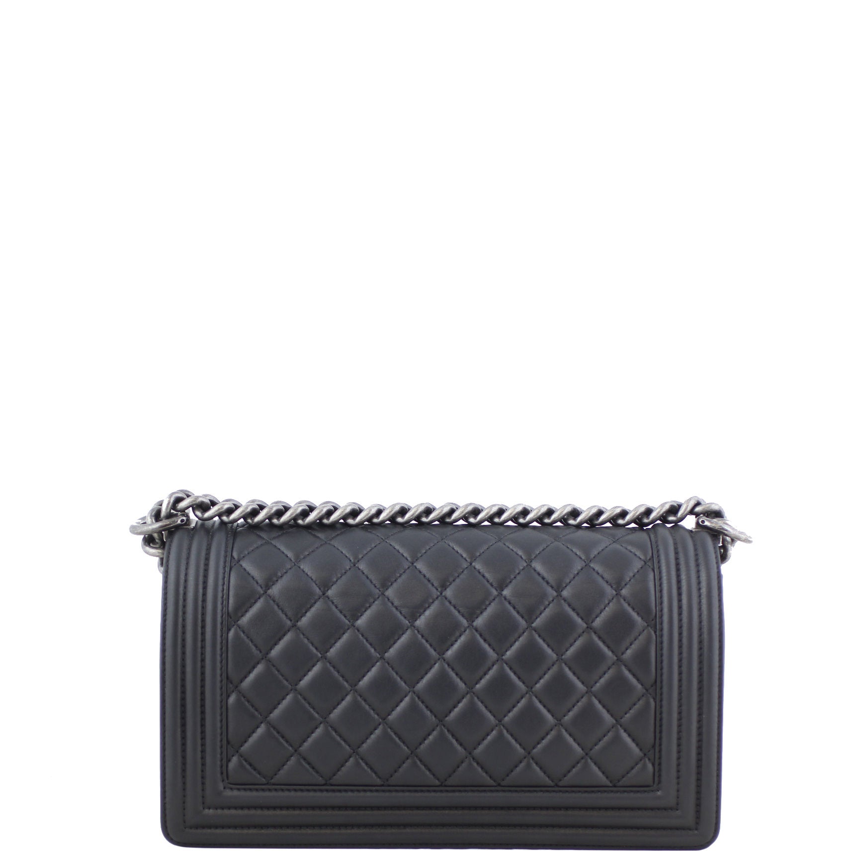 Chanel Boy Bag Old 19 Series Black Medium Handbag
