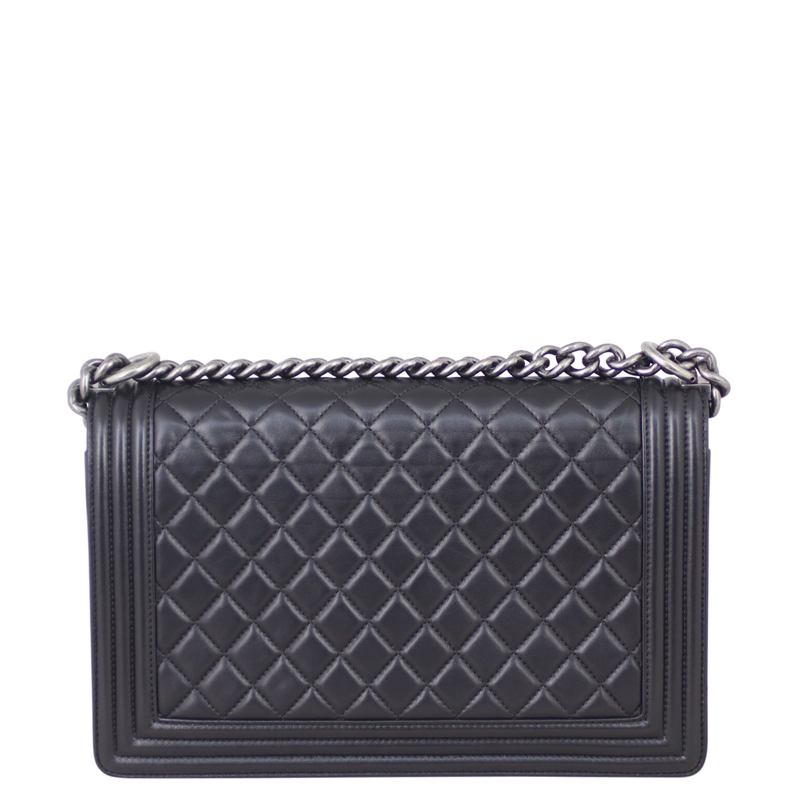 Chanel Boy New Lambskin 23 Series Handbag Black Medium