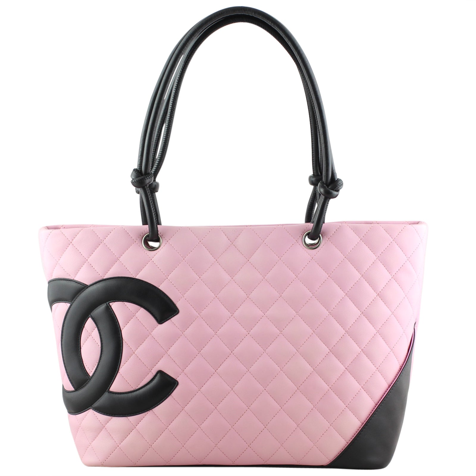 Chanel Ligne Cambon Tote Pink Large Tote Bag